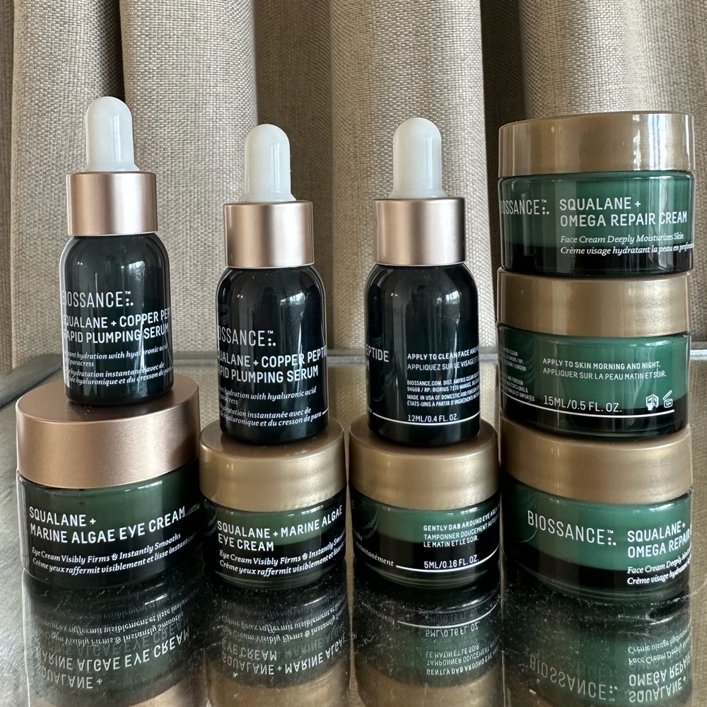 Biossance skincare bundle